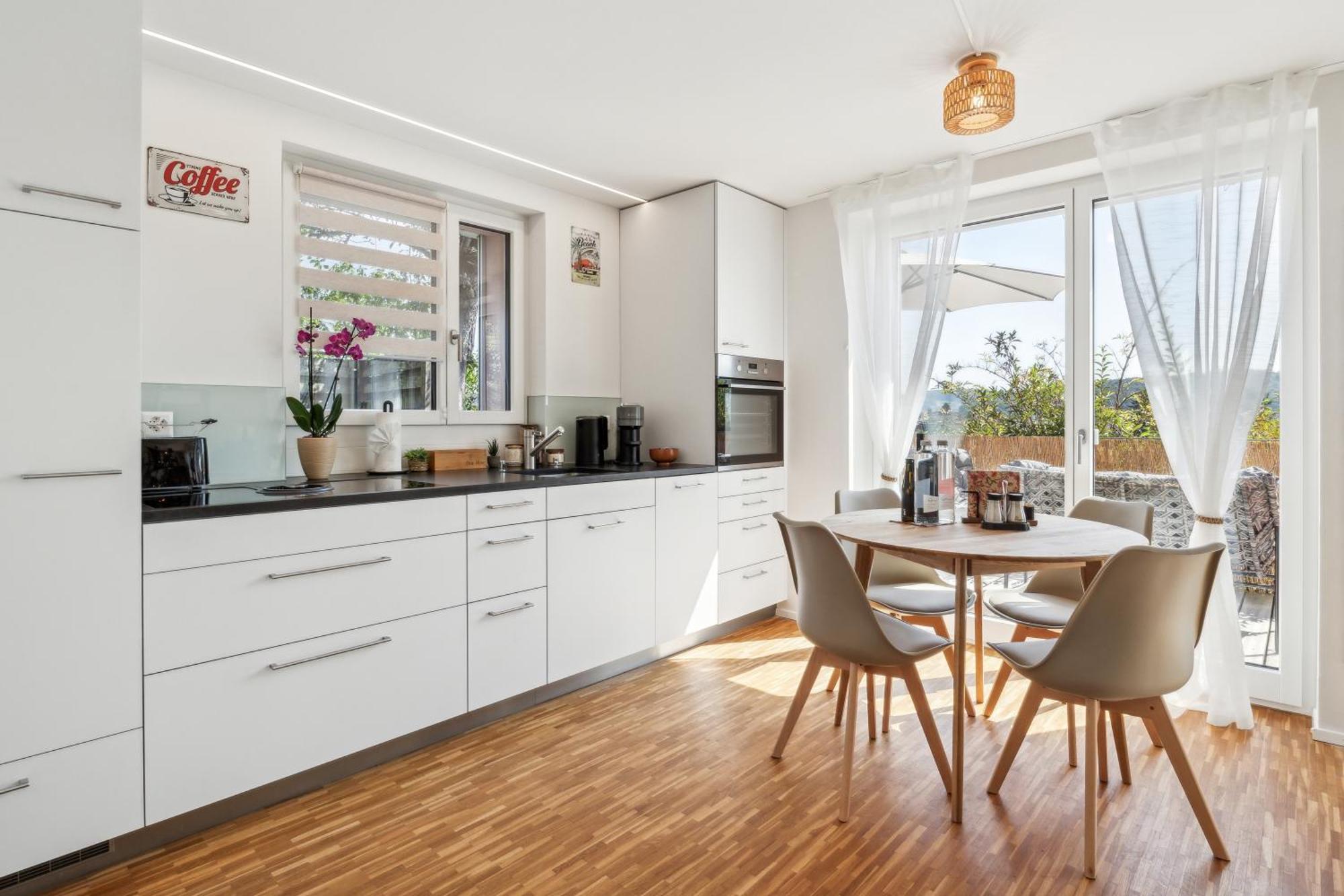 Business I Family Apartment I 1-4 Personen - Aare Blick, Nahe Altstadt I Beamer - 99" Leinwand I Terrassen Lounge Und Parkplatz Brugg  Exterior foto